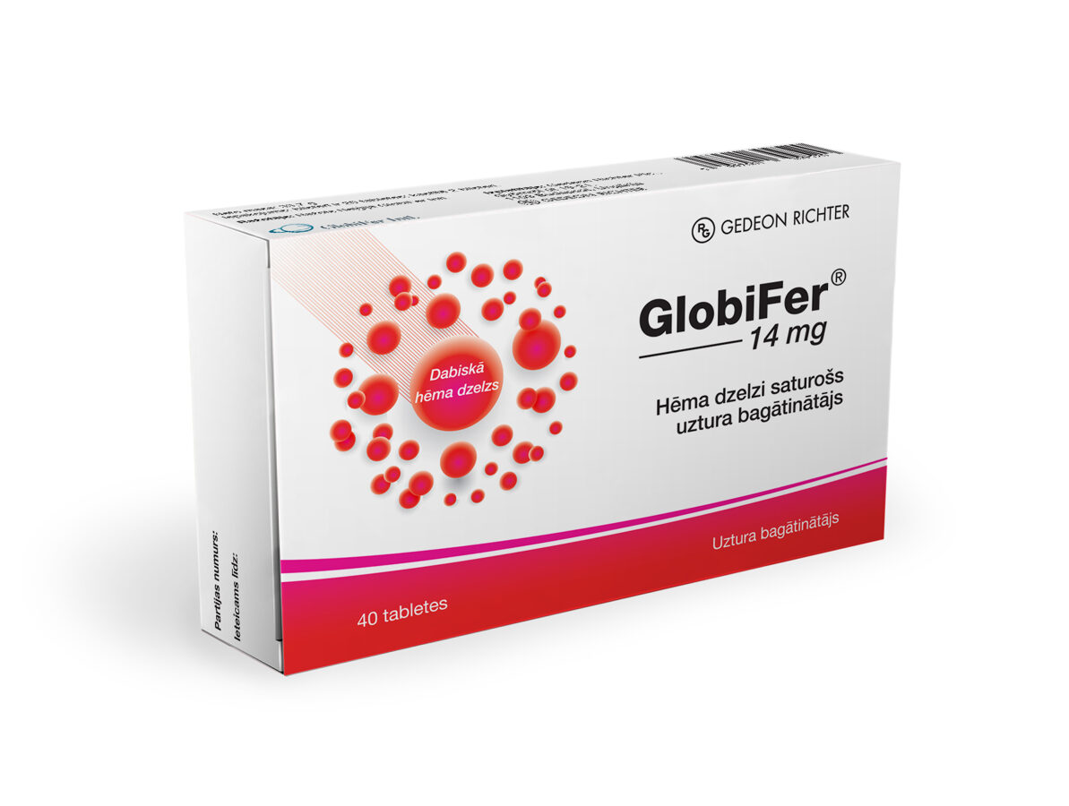 GlobiFer 14 mg, 40 tabletes