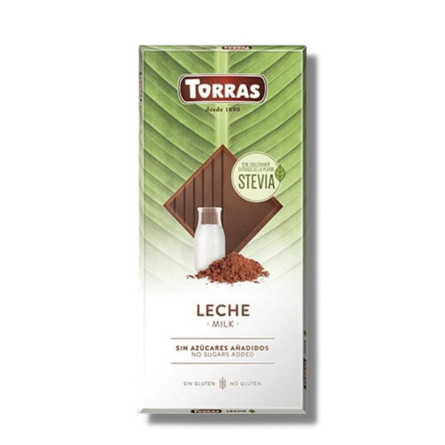 Piena šokolāde bez pievienota cukura Torras, 100 g