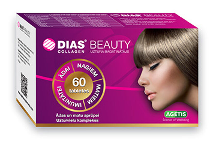 DIAS BEAUTY Collagen, 60 tabletes