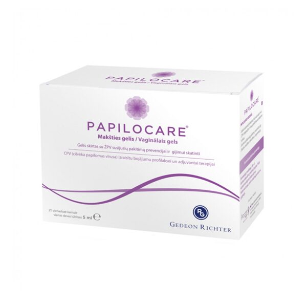 PAPILOCARE Vaginālais gels 5 ml, N21