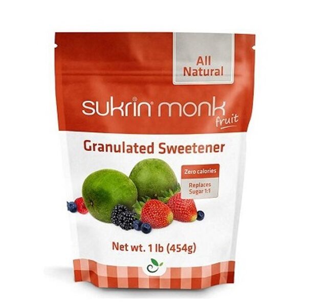 Sukrin Monk Fruit dabīgs saldinātājs, 454 g