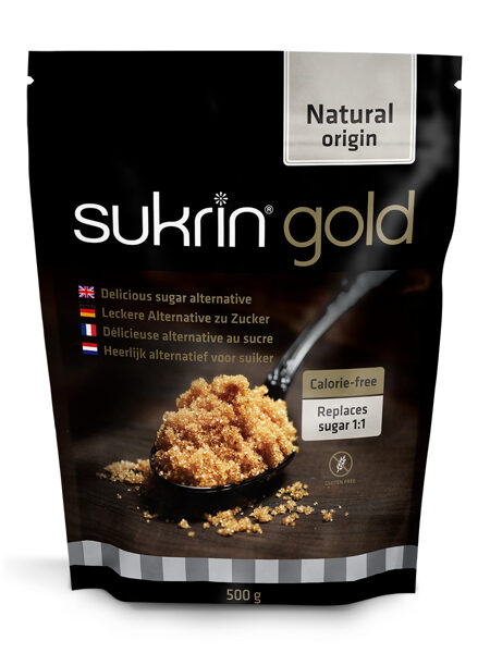 Sukrin Gold dabīgs saldinātājs, brūnā cukura alternatīva,  500 g