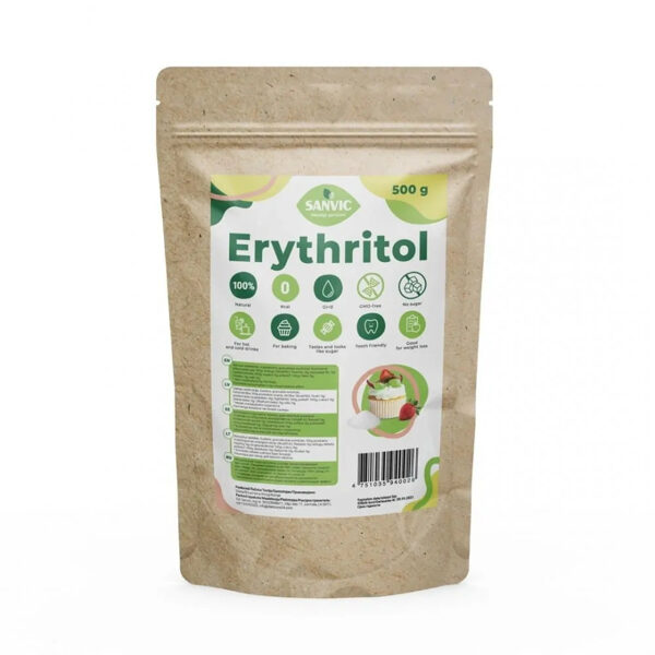 Eritritols dabīgs saldinātājs, 500 g